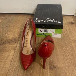 Sam Edelman Red Pumps Brand New